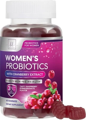 Probiotics for Women Gummies with Cranberry & - 6 Premium Strains for PH Balance - Image 1 of 4