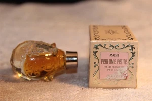 AVON DECANTER PERFUME PETITE FIELD FLOWERS PERFUME 0.25 OUNCE FILLED WITH BOX - Picture 1 of 2