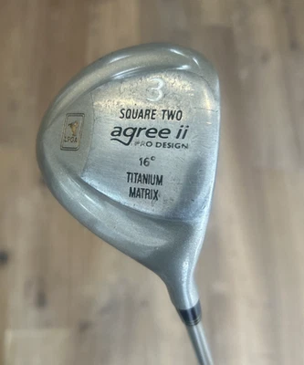 Square Two agree ii LPGA 3-Wood ⛳RH 16° Loft Ladies Flex Graphite Shaft ~42" - Image 1 of 4