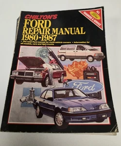 CHILTON's - Manual de reparación Ford 1980-1987 - #7773 - Todos los modelos coches camiones ligeros - Imagen 1 de 15