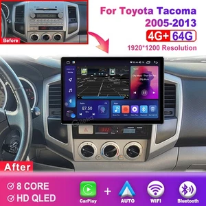 For Toyota Tacoma 2005-2013 Android14 Car Radio 12.5 Stereo GPS WlFl Carplay - Picture 1 of 7
