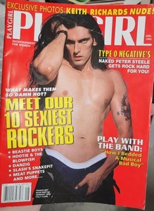 Playgirl Magazine August 1995 Volume 23 No. 3 Vintage Condition Peter Steele - Picture 1 of 7