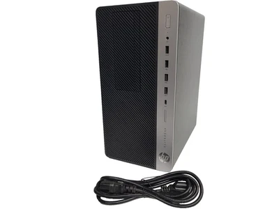 HP Elitedesk 705 G4 MT Tower PC 250GB SSD 8GB Ram AMD Ryzen 5 PRO 2400G Win11Pro - Image 1 of 4