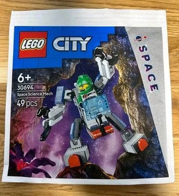 LEGO CITY SPACE SCIENCE MECH + EXPLORER POLY BAG 30694 NEW SEALED - Image 1 of 2