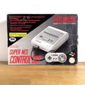 Boite vide Console Super Nintendo SNES ITA Empty Box - Picture 1 of 7