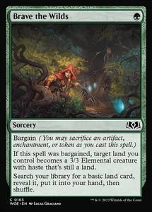 Brave the Wilds - Wilds of Eldraine WOE - MTG - NM Magic - 165 C - Bild 1 von 1