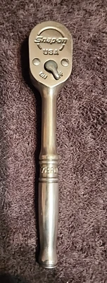 SNAP ON TOOL T72FOD  SEALED HEAD 1/4" DR RATCHET  AIRCRAFT TOOL SPECIAL RATCHET* - Image 1 of 4