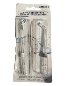 WaterPik Plaque Seeker Replacement Tips for Most Water Flosser Models - 2 Pack - Picture 1 of 4