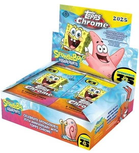 2025 Topps Chrome Spongebob Schwammkopf 25th Anniversary Hobby Box Vorverkauf - Bild 1 von 1