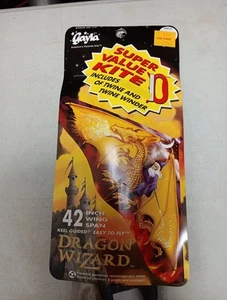 42" Gayla Kite "DRAGON WIZARD, New, Sealed, String Included, USA  - Picture 1 of 5