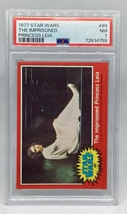 1977 STAR WARS #89 Imprisoned Princess Leia PSA 7 - Picture 1 of 2