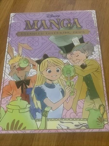 Disney Manga Advanced Colouring Book BRAND NEW - Picture 1 of 5