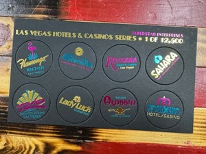 Vintage Pogs Las Vegas Hotels & Casino Series Milk Cap Limited Edition Superstar Ent - Bild 1 von 3