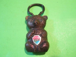 VTG CUTE TEDDY BEAR METAL SOUVENIR KANSAS CITY MO BOTTLE soda pop OPENER - Picture 1 of 2