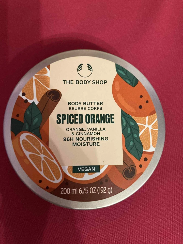 THE BODY SHOP Manteca Corporal Naranja Especiado Edición Limitada 96H Humedad Difícil de Encontrar!!! RARO Foto 1 de 1
