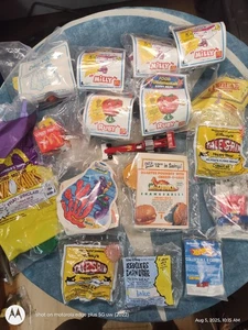 McDonald’s Vintage 1990-93 Happy Meal Toys SEALED Bags 1 Burger King (17) Total - Picture 1 of 2