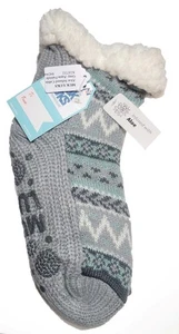 Neu mit Etikett MUK LUKS Small/Med Fair Isle ALOE INFUNDIERTE SOCKEN Hüttensocken warm & kuschelig - Bild 1 von 1