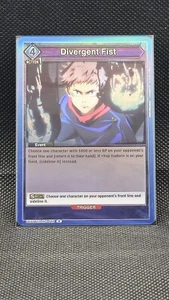 Divergent Fist R Holo UE03BT 062 M PF Jujutsu Kaisen Series - Picture 1 of 2