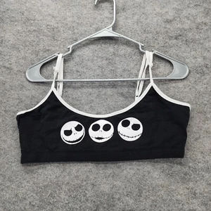 Disney The Nightmare Before Christmas Bralette Womens Large Black - Picture 1 of 3
