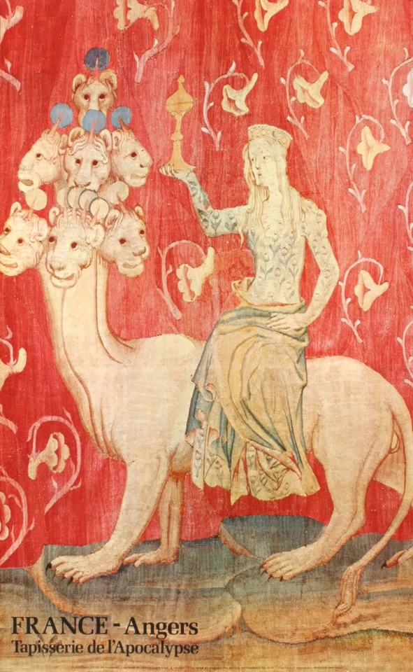 ARTIST UNKNOWN Tapisserie de L'Apocalypse 39" x 24.5" Poster 1972 Renaissance - Image 1 of 1