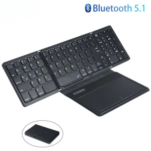 New Bluetooth Keyboard with Touchpad Pocket for Laptop Rechargeable Keyboard - Picture 1 of 17