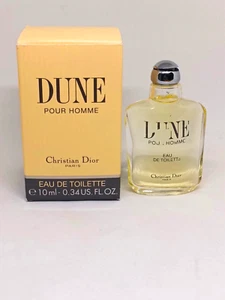 Dior DUNE Pour Homme Eau de Toilette 10ml miniatura perfume EDT - Imagen 1 de 9
