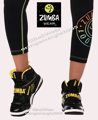 ZUMBA HIGH TOP SHOES TRAINERS HIPHOP DANCE FITNESS Max Support-Zumba's Top Line  - Image 1 of 4