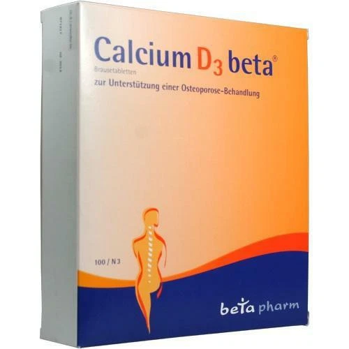 BETAPHARM ARZNEIMITTEL GMBH CALCIUM D3 beta Brausetabletten 100 St PZN 1842008