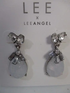 Lee by Lee Engel Opal Tropfen Kristall Ohrringe Neu mit Etikett $50 - Bild 1 von 3
