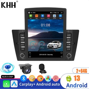 9.7" For BMW E90 E91 E92 E93 CarPlay Head Unit Car Stereo Radio Android 13 GPS - Picture 1 of 13