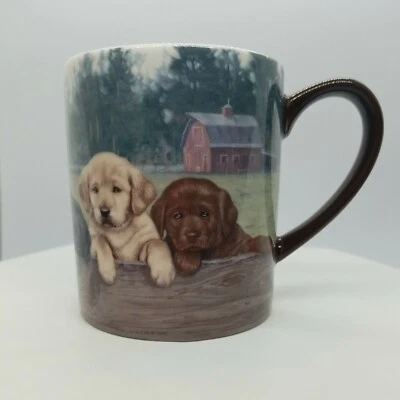 Taza linda para cachorros LANG 'On The Fence' de Jim Lamb 2016, 14 oz, Labrador Retriever  Foto 1 de 4