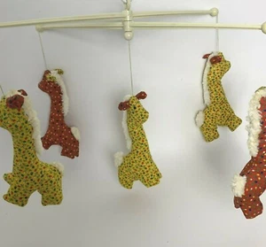 Vintage Giraffe rotating toy for musical mobile baby crib infant nursery Decor.. - Picture 1 of 12