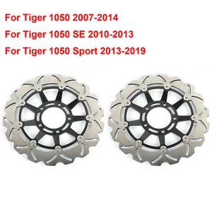 2 Bremsscheiben vorne für Triumph Tiger 1050 SE 09-13 Gang Triple 1050 2005-2007 - Bild 1 von 8