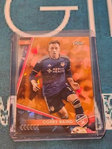 2024 Topps Chrome Sapphire Edition MLS #49 Corey Baird Orange Sapphire – 02/25 - Picture 1 of 2
