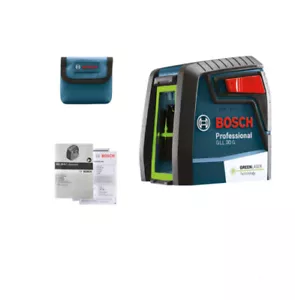 Bosch GLL 30G Horizontal Multipurpose Vertical Laser Spirit Level Green Two Line - Picture 1 of 6