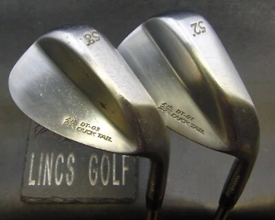 Set of 2 Asahi Golf DT-01 52° Gap & 58° DT-03 Sand Wedges Regular Steel Shafts - Image 1 of 4
