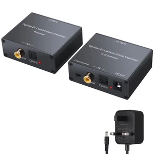 Cyfrowy przedłużacz audio PROZOR - optyczny koncentryczny Ethernet przez Cat5e/6 (PoC)  - Zdjęcie 1 z 3