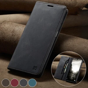 Magnetic Leather Wallet Case Slim Card Flip Cover for Samsung Galaxy A16/A36/A56 - Picture 1 of 25