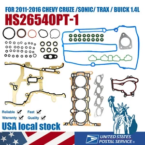 Head Gasket Kit Set For Chevrolet Sonic / Trax / Cruze 1.4L 2011-2016 New - Picture 1 of 9