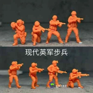 1/48/72 Modern British Army Combat Status 8pcs Person  Resin Militarily Model - Picture 1 of 1