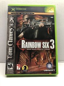 Tom Clancy's Rainbow Six 3 (Microsoft Xbox, 2003) Complete w/ Manual - Tested