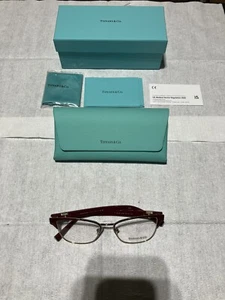 Tiffany Brille Fired Brick on Pale Gold TF1152B (Demo Lens Display Model) - Bild 1 von 7