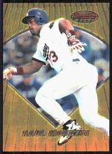 1996 Bowman's Best Raul Mondesi Los Angeles Dodgers #46 Base Card