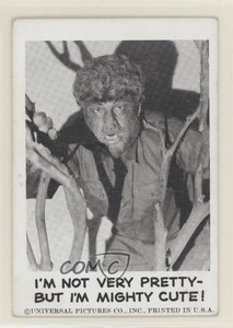 1961 Leaf Spook Stories I'm Not Very Pretty-But I'm Mighty Cute! #24 z6d