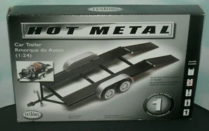1/24 Scale Car Trailer Diecast Model Kit (9.5") Diorama Accessory - Testors 234 - Picture 1 of 4