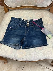 NWT - VIGOSS Regular Rise Super Stretch Denim Shorts, GIRLS SIZE 8 w/free ship - Picture 1 of 10