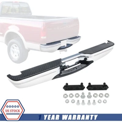 Rear Step Bumper Assy Chrome For Ford 1997-2004 F-150 F-250 1997-1999 FO1103101 Foto 1 de 4