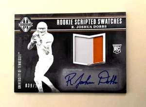 Joshua Dobbs 2017 Panini Majestic Scripted Swatches #109 AUTO RC /199 - Picture 1 of 2