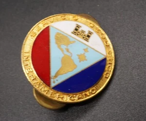 WWII Army Geodesic North-South America Engineer DI Unit Crest Pin VERY RARE - Picture 1 of 2