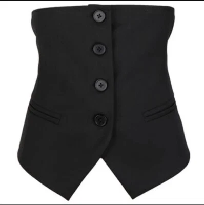 Japonés Mujer Chaleco Ajustable Obi Cinturón Ancho Retro Cintura Moda Foto 1 de 4